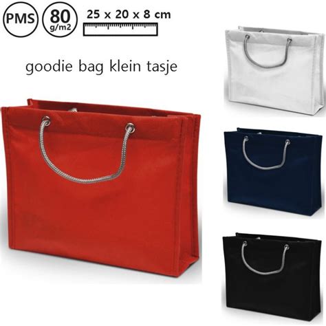 Goodiebag tasjes bedrukken .